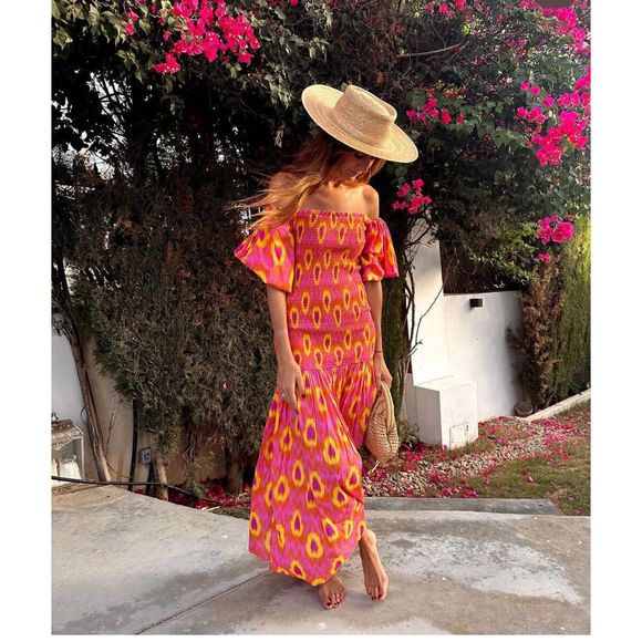 ZARA BLOGGER FAVORITE COTTON MIDI DRESS - Picture 13 of 15